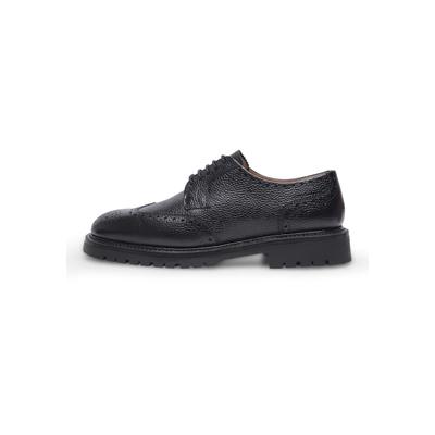 Schnürstiefelette HENRY STEVENS "Bonnie FBD3", Damen, Gr. 40,5, schwarz, Kalbsleder, Schuhe Schnürstiefelette
