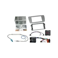 ACV Radioblende 2-ISO mit Radioanschlusskit Lenkradfernbedienung Seat 621328-...