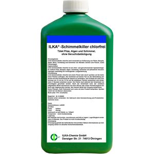 ILKA Schimmelentferner 0714-001, Schimmelkiller, chlorfrei, mit Langzeitschutz, Flasche 1 Liter