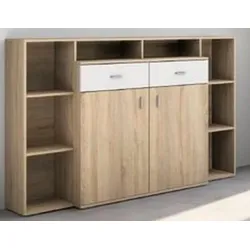 Sideboard Pamplona Holzoptik Braun Eiche Sonoma