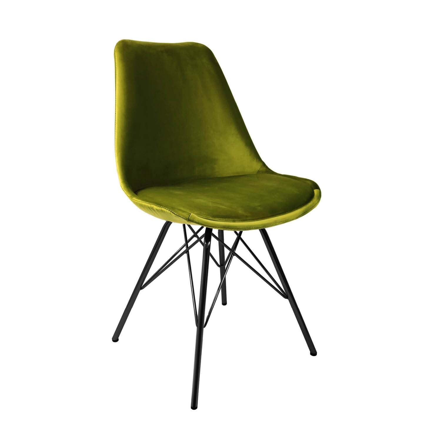 Kick Collection Eetkamerstoel Velvet - Groen