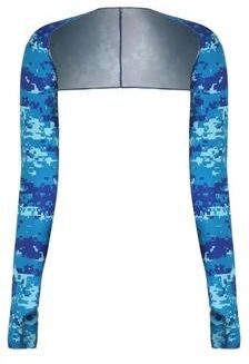 Uplifted Finds Cooling Shawl Arm Sleeves With Sun Protection (1 Pair Pack) camouflage Blue