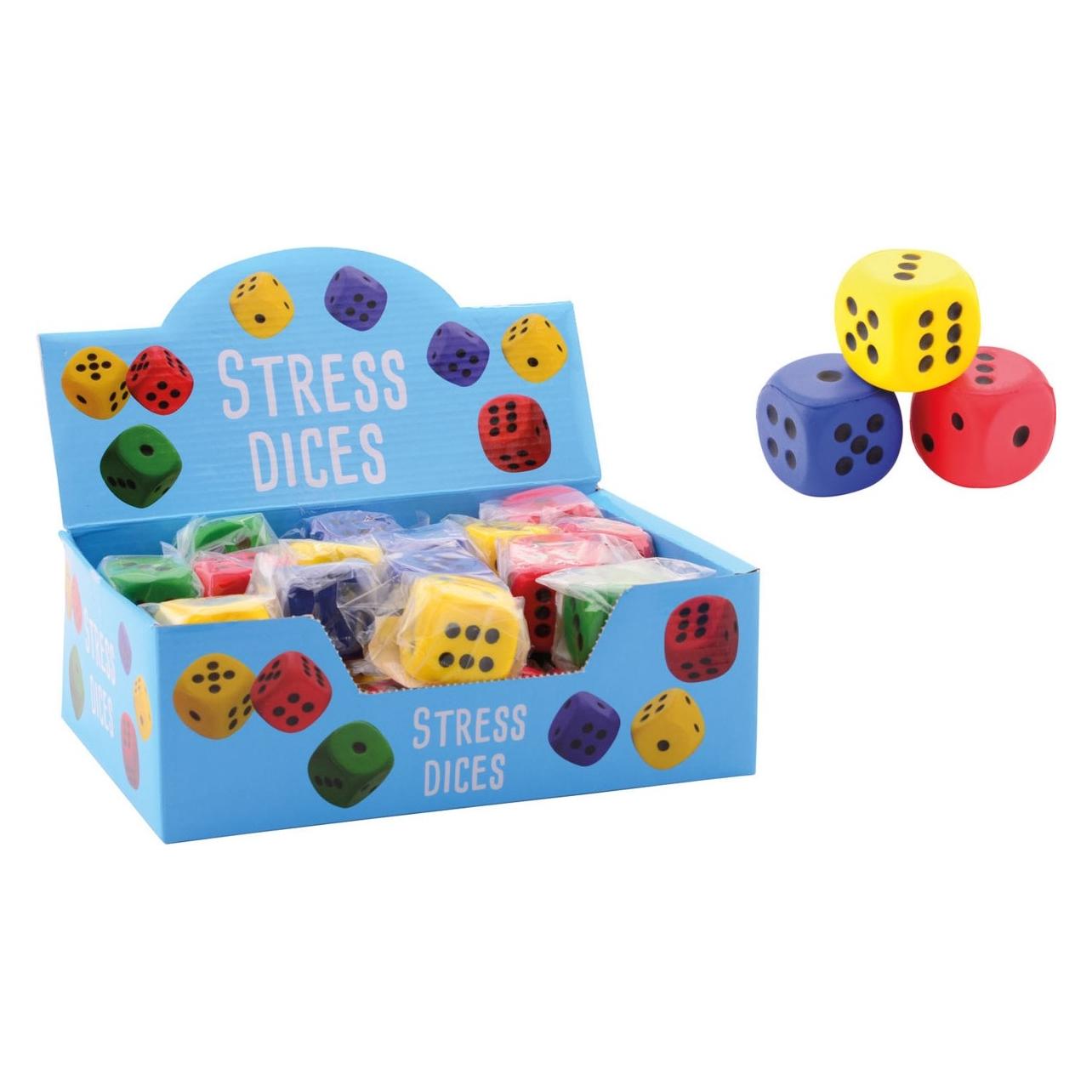 Magni Stress Würfel 4 Farben sortiert (Q3309)