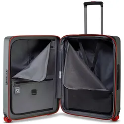 Stratic Buzz 4 Rollen Trolley M 65 cm mit Dehnfalte, Koffer, Grün