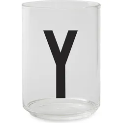 Aj Wasserglas Buchstabe Y