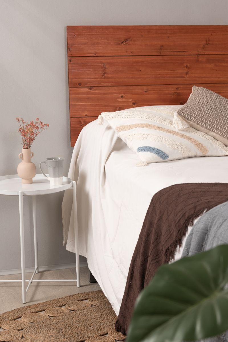 RegalosMiguel Cabecero Lyna Madera para camas de 90 y 80 cm - Madera de Haya