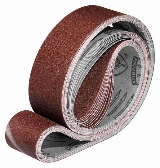 Schuurband Korund Schuurpapier Rol voor Metaalbewerking Bruin 75 x 2000 mm