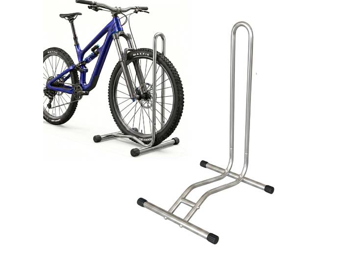 Fahrradständer bis 29 Zoll Schwarz-Silber