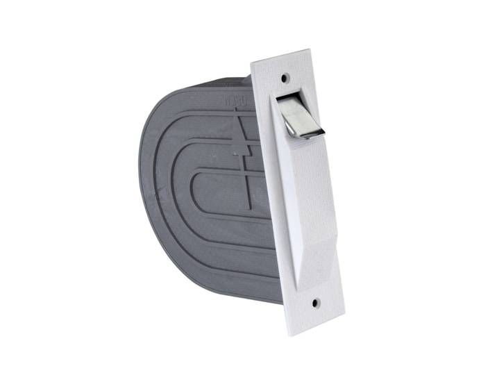 JAROLIFT Mini-Einlass Gurtwickler mit Mauerkasten, weiss