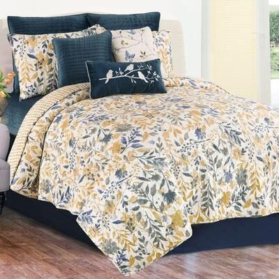 C & F Enterprises (Drop Ship) Natural Home Mini Quilt Set Multi Warm, Twin, Multi Warm