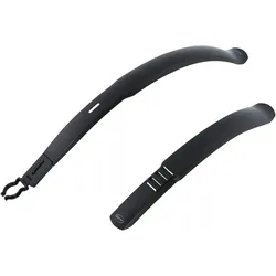 CONTEC Trekking Steckschutzblech-Set 24-28 Zoll schwarz