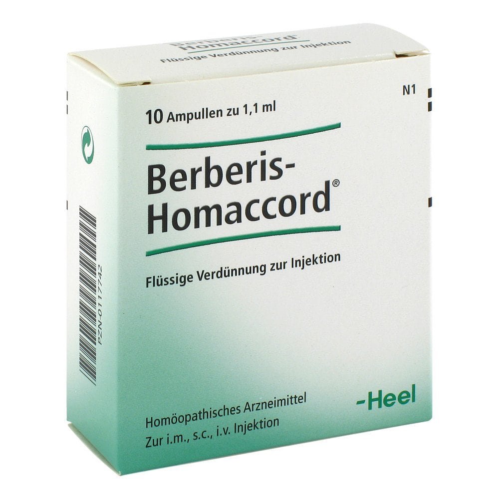 Biologische Heilmittel Heel GmbH Berberis Homaccord Ampullen 00117742