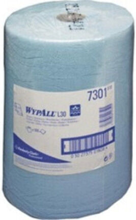 WypAll L20 Papier de nettoyage et d'entretien, 1 rouleau bleu x 500 feuilles (7301)