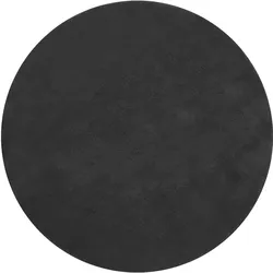 tectake Kurzflorteppich Soft Zone - Ø 120 cm anthrazit