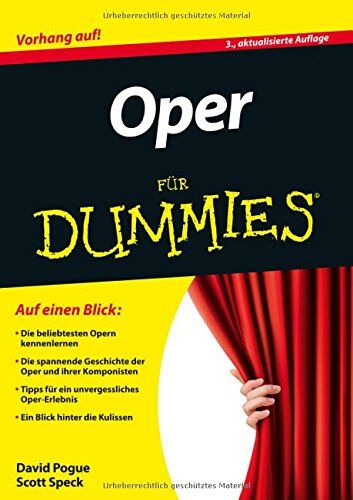 David Pogue - Oper für Dummies - Preis vom 10.10.2026 11:48:34 h