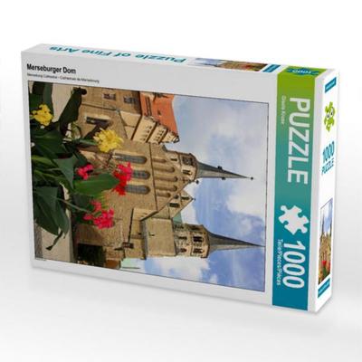 CALVENDO Puzzle Merseburger Dom | 1000 Teile Lege-Größe 64x48cm Foto-Puzzle für glückliche Stunden