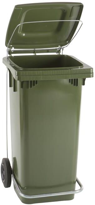 Giganplast Bidone con Coperchio 120 l Verde Max
