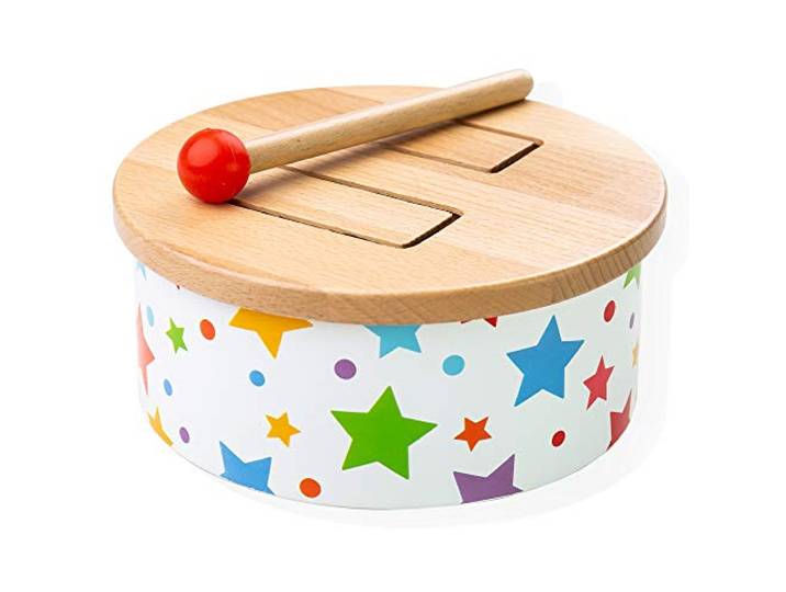 Bigjigs Toys Children's Houten Drum - Kid's Musical Instruments