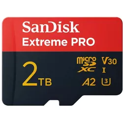 SanDisk Extreme® PRO microSDXC Speicherkarte 2 TB mit SD-Adapter