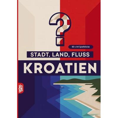 Stadt, Land, Fluss, Kroatien, Taschenbuch von Grübelgold Rätselhefte, Grübelgold, 978-3-693-19290-0