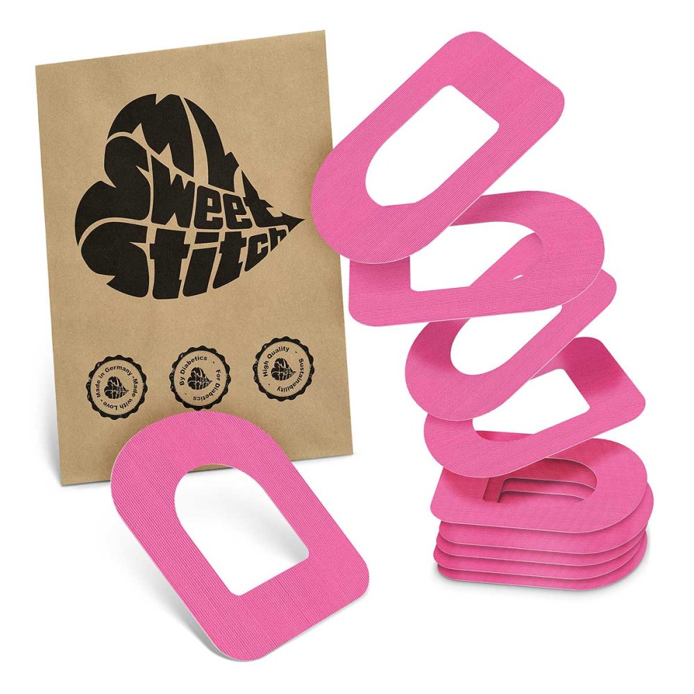 MySweetStitch GmbH Omnipod 5 / DASH / EROS Tape Oval Pink 18178833