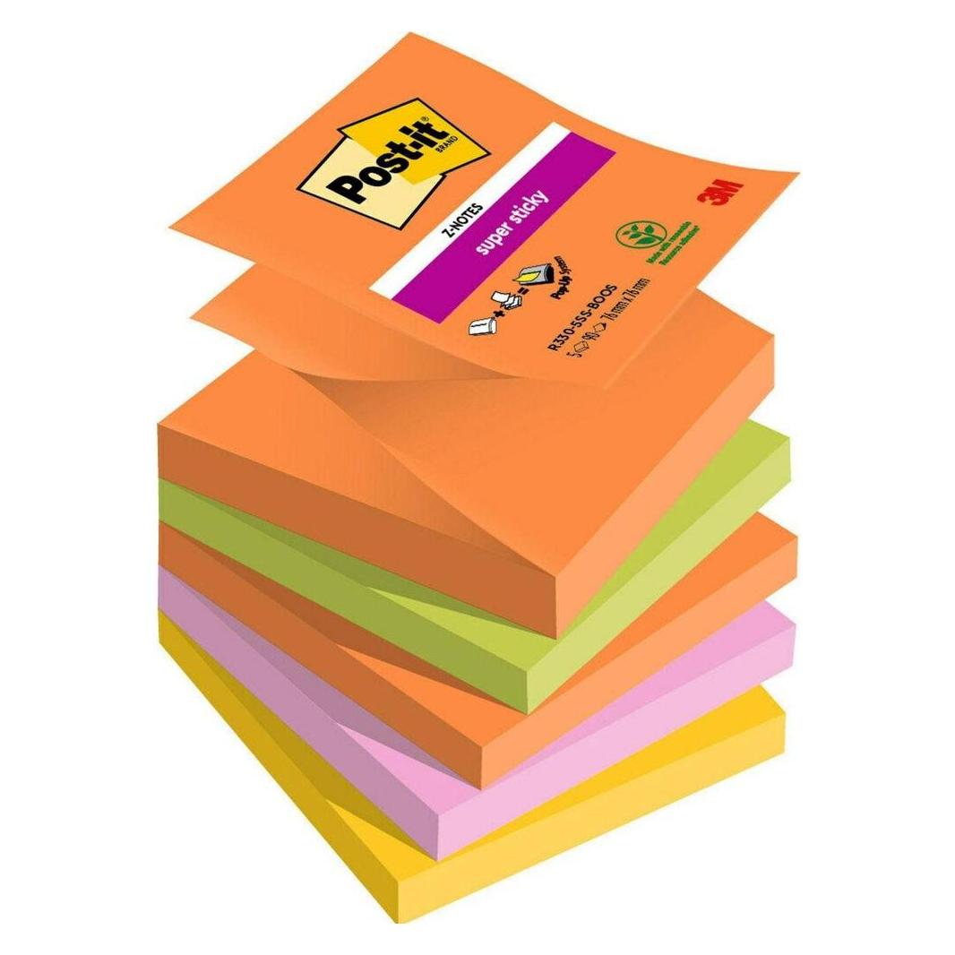 Post-it Super Sticky (76 x 76 mm) (R330-5SS-BOOS)