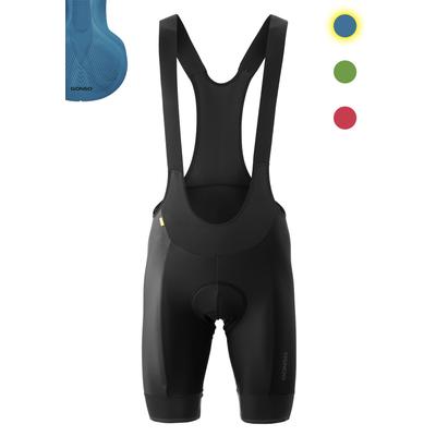 Fahrradhose GONSO "SITIVO Bib M", Herren, Gr. 5XL, Normalgrößen, blau, 65% Polyamid, 35% Elasthan, Hosen Fahrradhose, Herren Radhose, Radlerhose mit speziellem Sitzpolster, Tight Fit