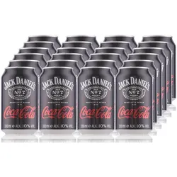Jack Daniel's Old No. 7 Tennessee Whiskey & Coca Cola Dose 10% Vol. 24x0,33l