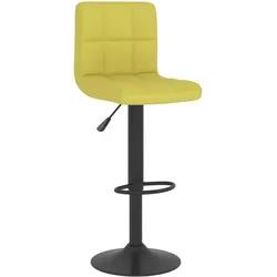 vidaXL Barhocker Grün Stoff