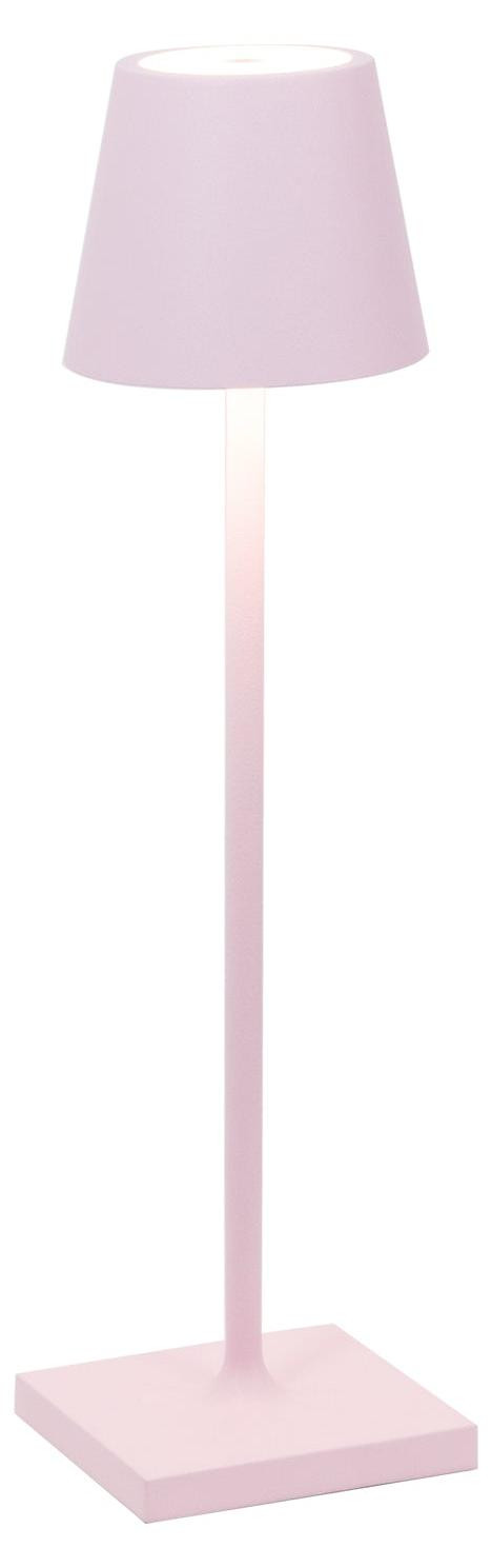 Zafferano Poldina Pro Micro LED accu tafellamp - Roze - 275 mm