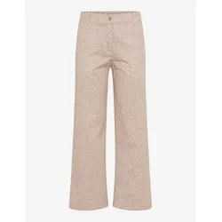 RAPHAELA BY BRAX Hose Peggy Culotte Slim-Fit Allover-Druck