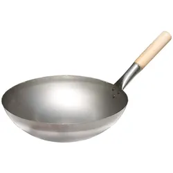 PaellaWorld International Paella World Original chinesischer Wok mit Holzgriff, Ø 30 cm