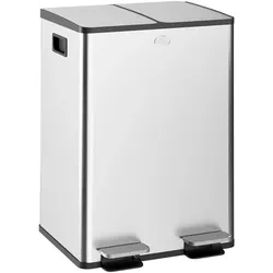 MÜLLEIMER Edelstahl Kunststoff Silber