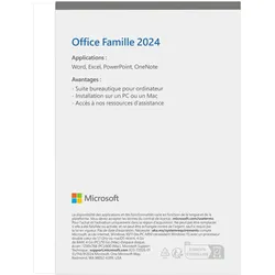 Microsoft Office Family 2024 (FR) für Windows & Mac OS