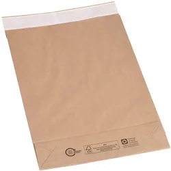 Flexipak, Versandtasche + Luftpolstertasche, Versandtasche 190x50x300+50 braun 300ST (300 Stk.)