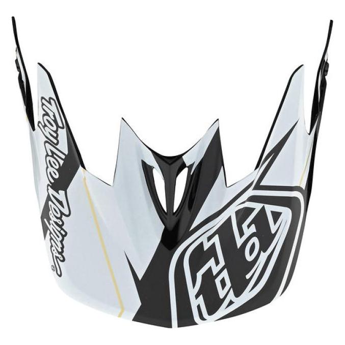 Troy Lee Designs D3 Helmvisier, Vertigo, black/white SALE (35242581)
