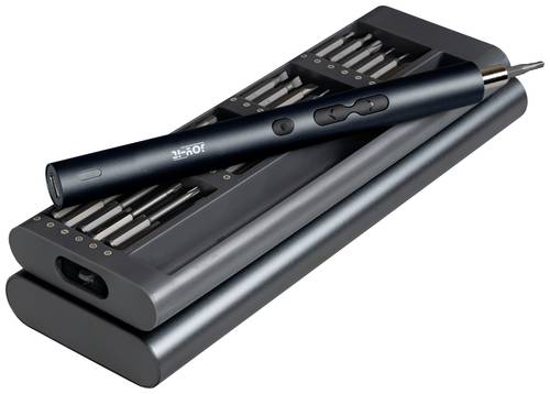 Joy-it WE-0002 Werkzeugset Schraubendreher, Akku-Multi-Tool magnetisch, im Koffer 62teilig