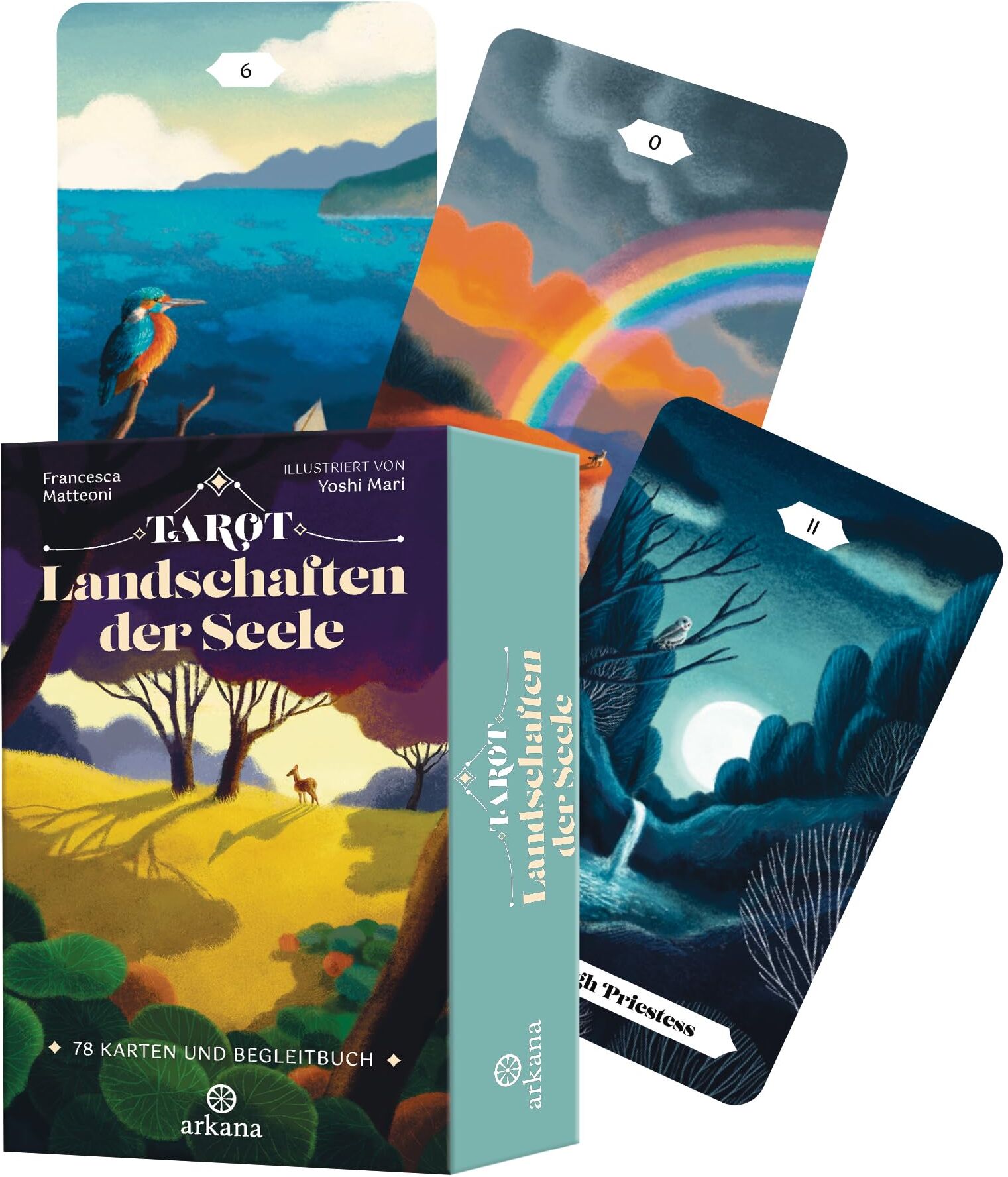 Francesca Matteoni - Tarot Landschaften der Seele: 78 Karten und Begleitbuch - Preis vom 13.10.2026 11:25:28 h