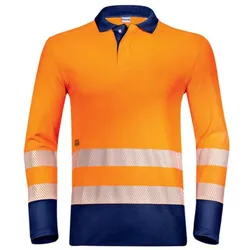 uvex suXXeed construction Poloshirt Langarm Warnfarben orange 3XL - 8827714 - orange