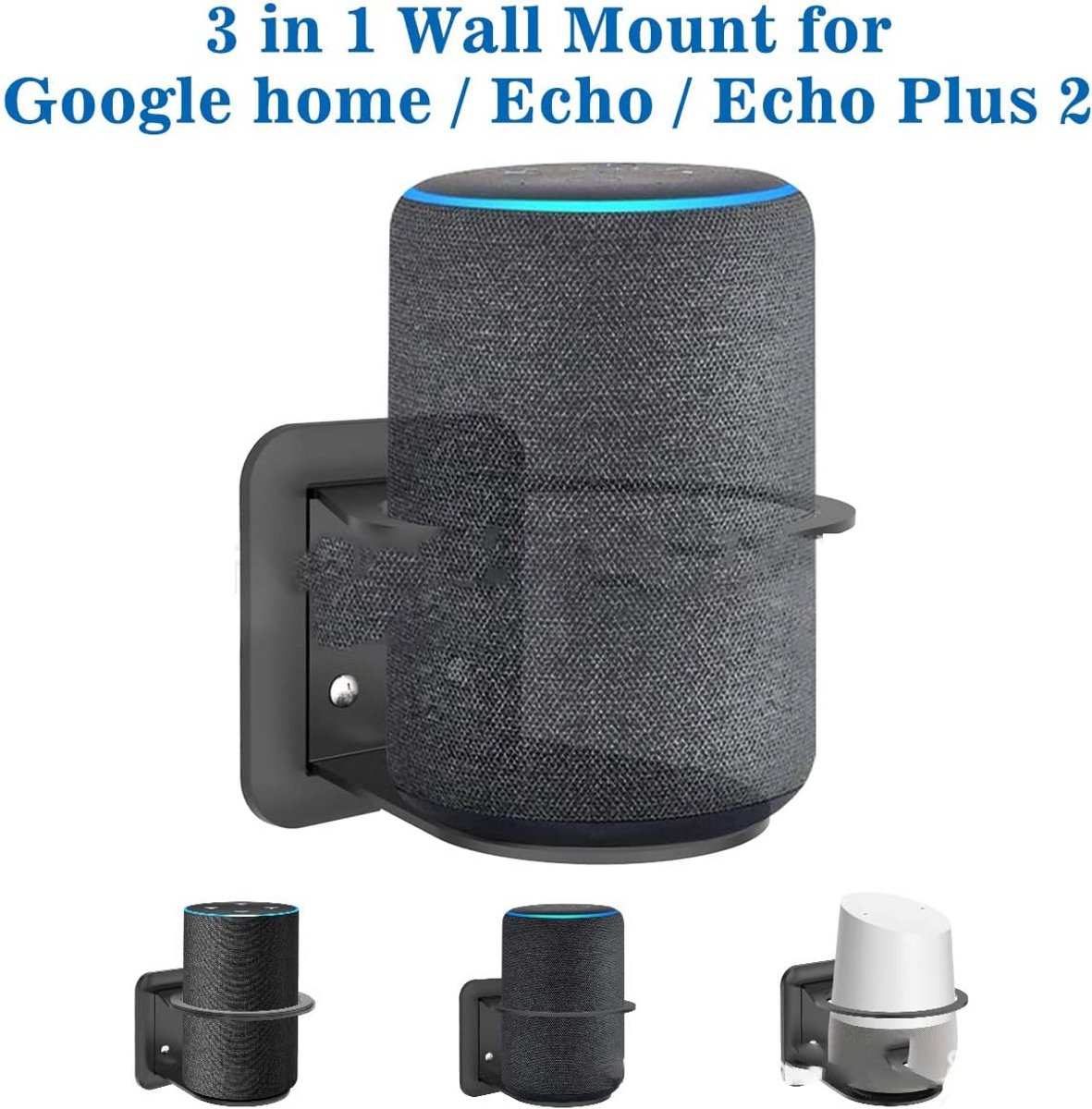 Wandhouder voor Smarthome Speaker - Universele Muurbeugel voor Vaste Plaatsing - Ruimtebesparend en Kabelvrij