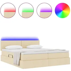 vidaXL, Bett, Modernes Bett (200 x 200 cm)