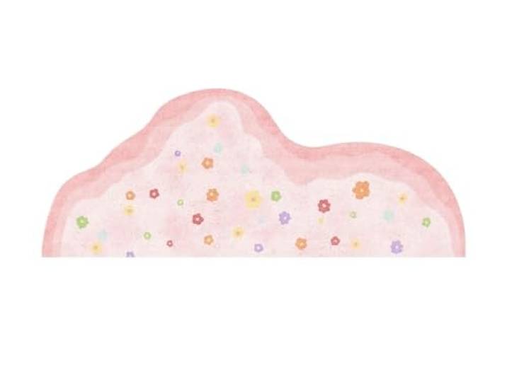 Rosafarbener Teppich mit unregelmäßiger Form for Schlafzimmerdekoration Flauschige, weiche Teppiche for das Wohnzimmer, dicker Plüsch-Moos-Teppich for den Nachttisch(Color6,100x200cm)