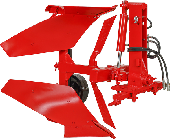 AgriEuro Premium VRIS-01M - Aratro reversibile voltaorecchio a scalpello - Per trattori con attacco a tre punti - Ribaltamento idraulico