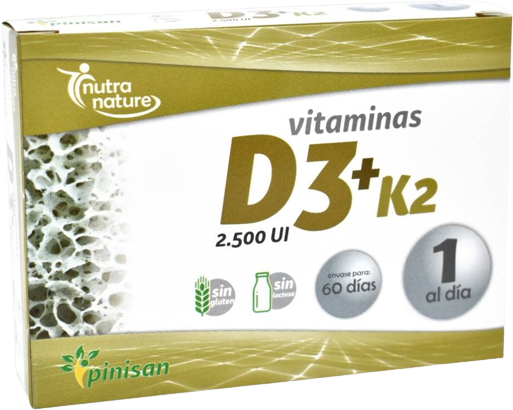 Pinisan Vitamine D3+K2 60 Kapseln