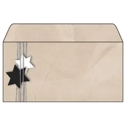 Sigel Weihnachts-Umschlag »Christmas Wrapping« 50 Stück, 22x11 cm