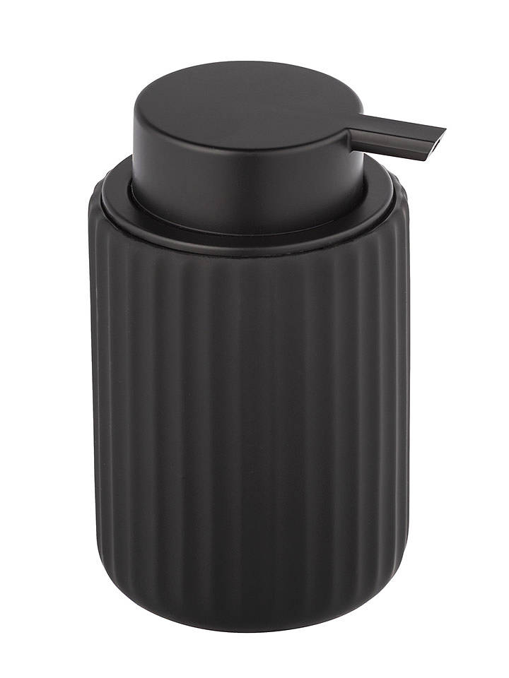 Wenko Seifenspender "Belluno" in Schwarz - 300 ml - onesize
