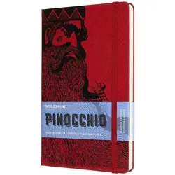 Moleskine, Heft + Block, NB Pinocchio LG bl HC Mangi. (A5, Blanko)