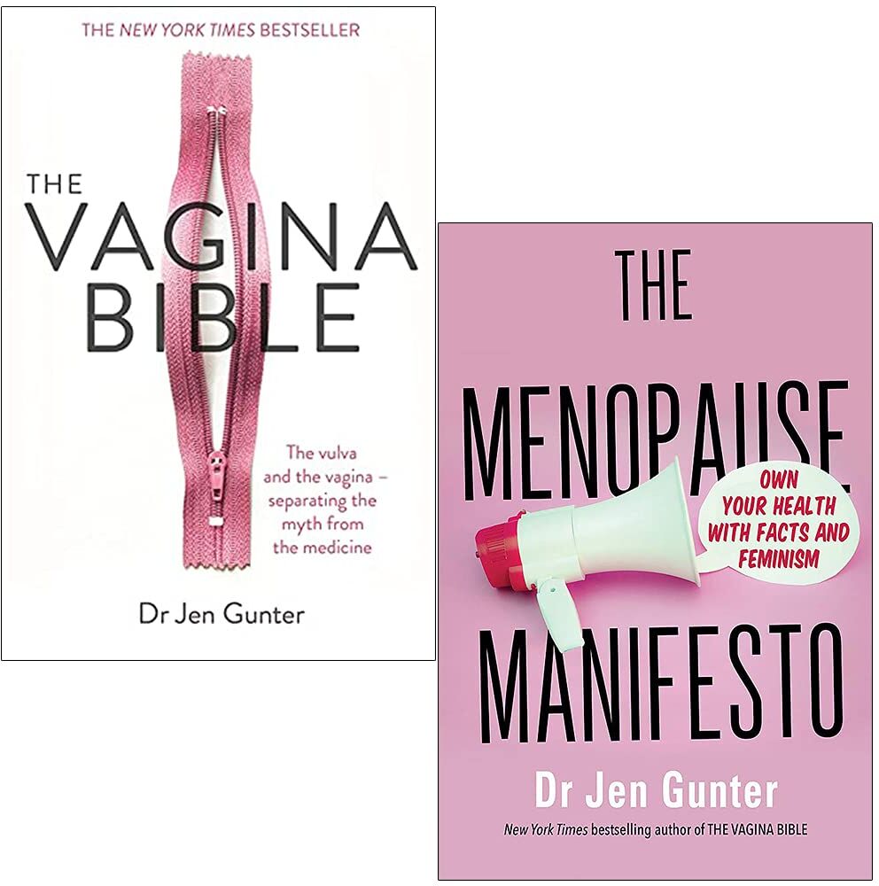 Piatkus The Vagina Bible & The Menopause Manifesto By Jennifer Gunter 2 Books Collection Set