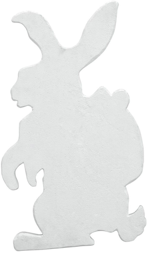 Europalms Silhouette Osterhase, Weiß, 60cm