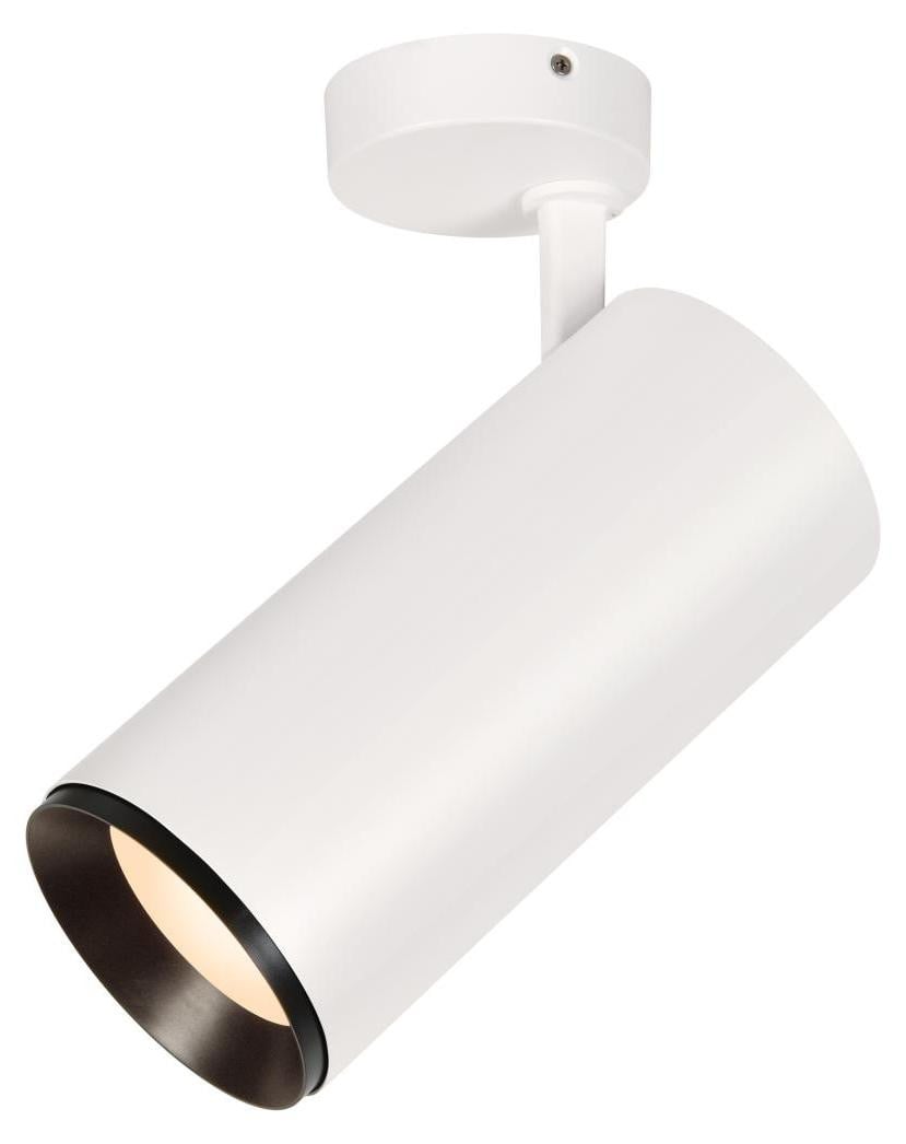 SLV Numinos XL LED-opbouwspot, wit, 3000K, 36W, 3530 lm, dimbaar, 24 graden